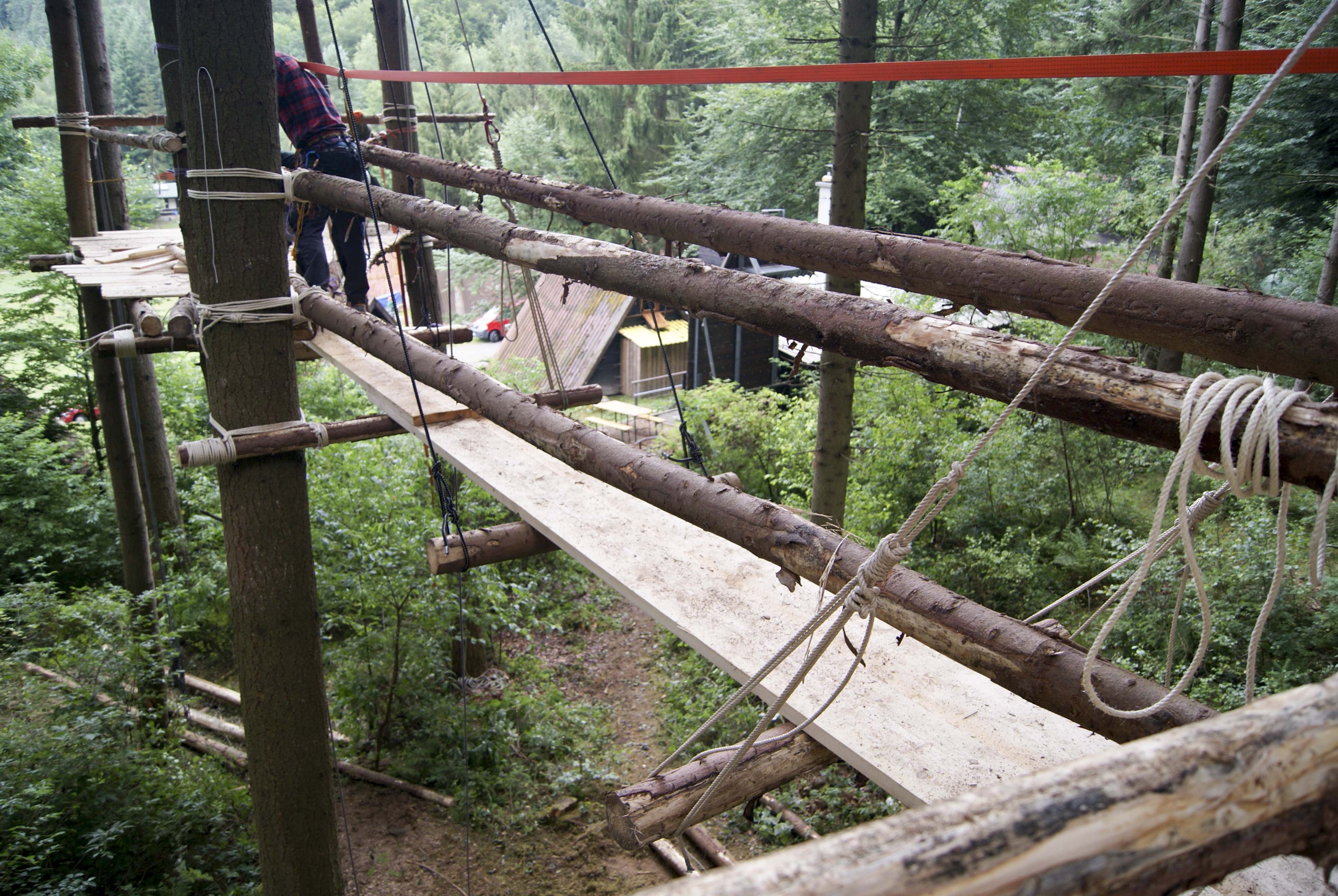 Brücke mit Geländer