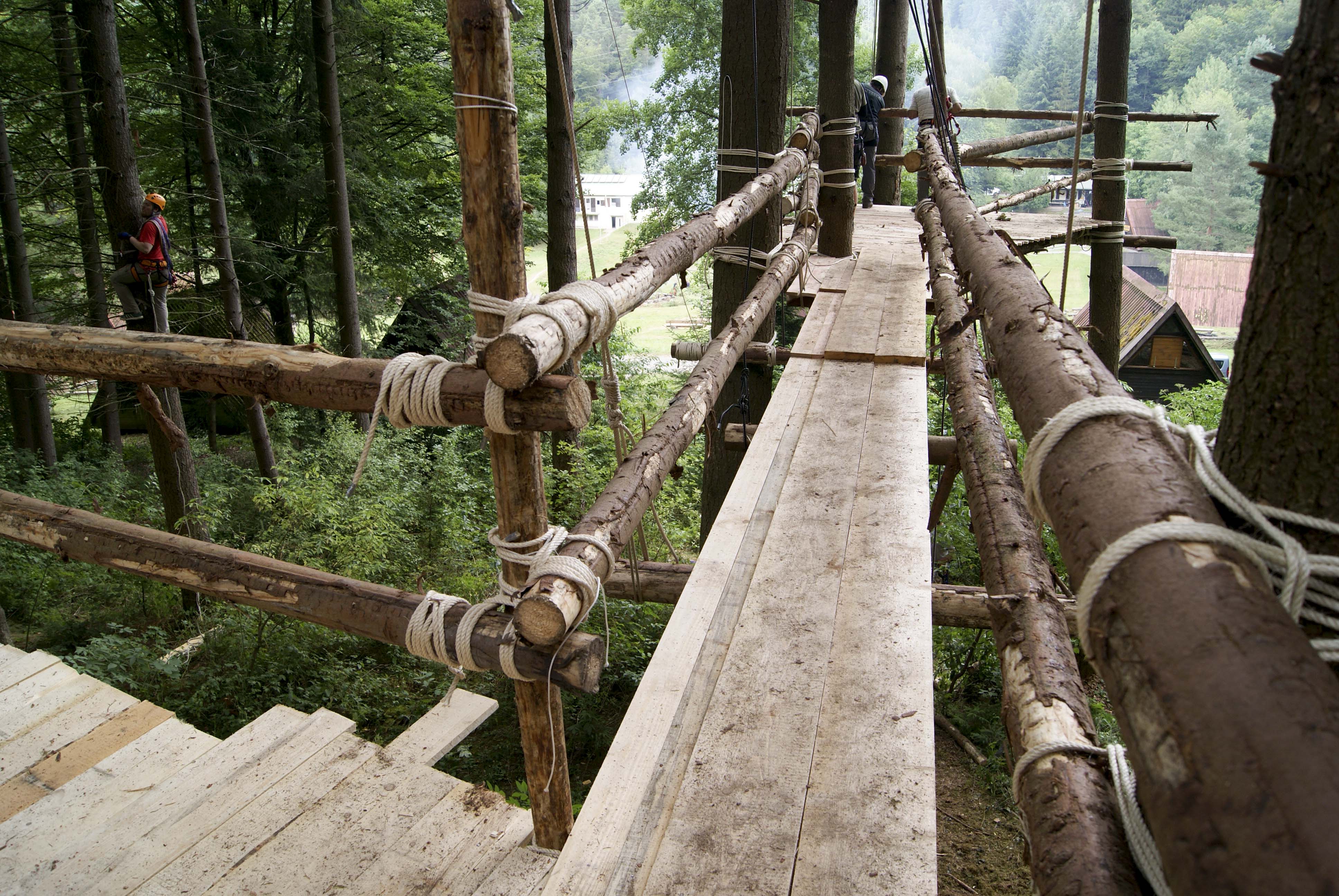Brücke mit Geländer