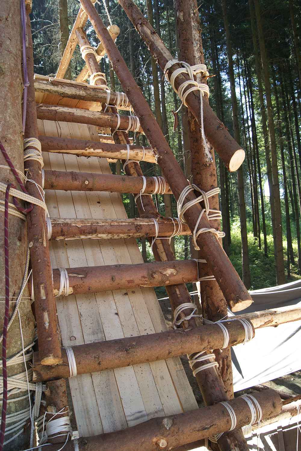 Leitertreppe von vorne