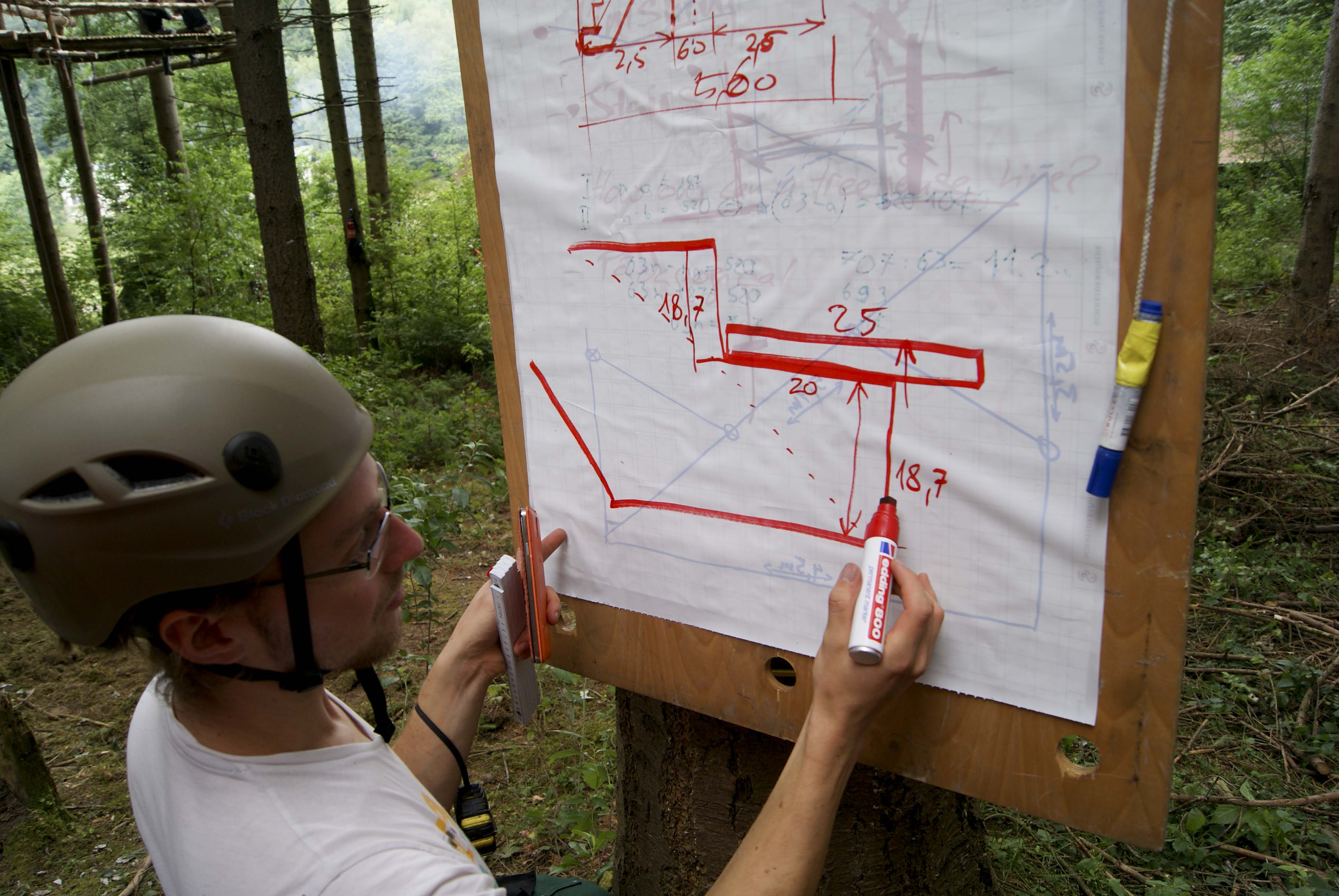 Planung der Treppen