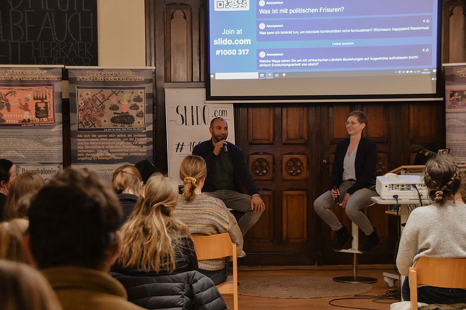 Podiumsdiskussion mit Fragen der Studierenden