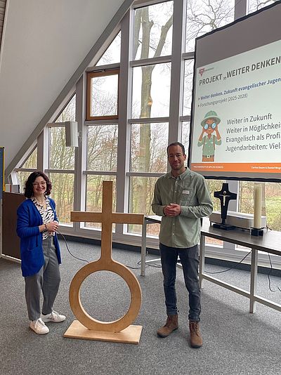 Carina Daum & Daniel Wegner auf Landesfachkonferenz