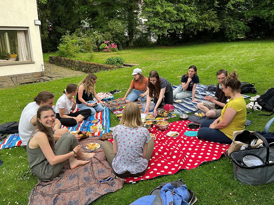 Gemeinsames Picknick der Nachhaltigkeitsgruppe