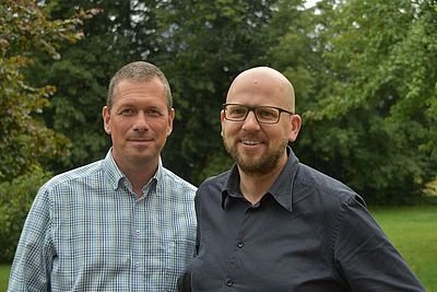 Carsten dos Santos und Tobias Künkler (v.l.)