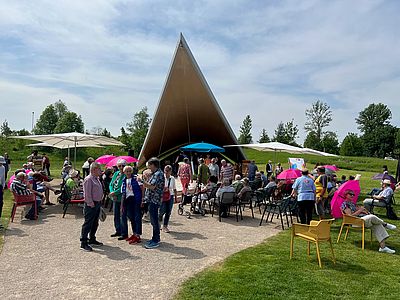 „Himmelszelt“ - die Zeltkirche der EKKW auf der Landesgartenschau in Fulda