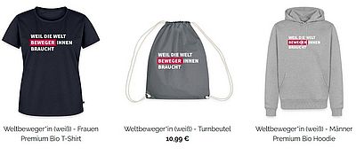 Klamotten im Hochschul-Style