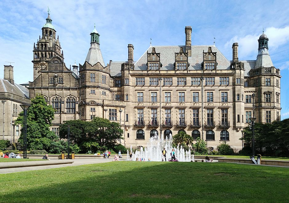 Das Rathaus in Sheffield