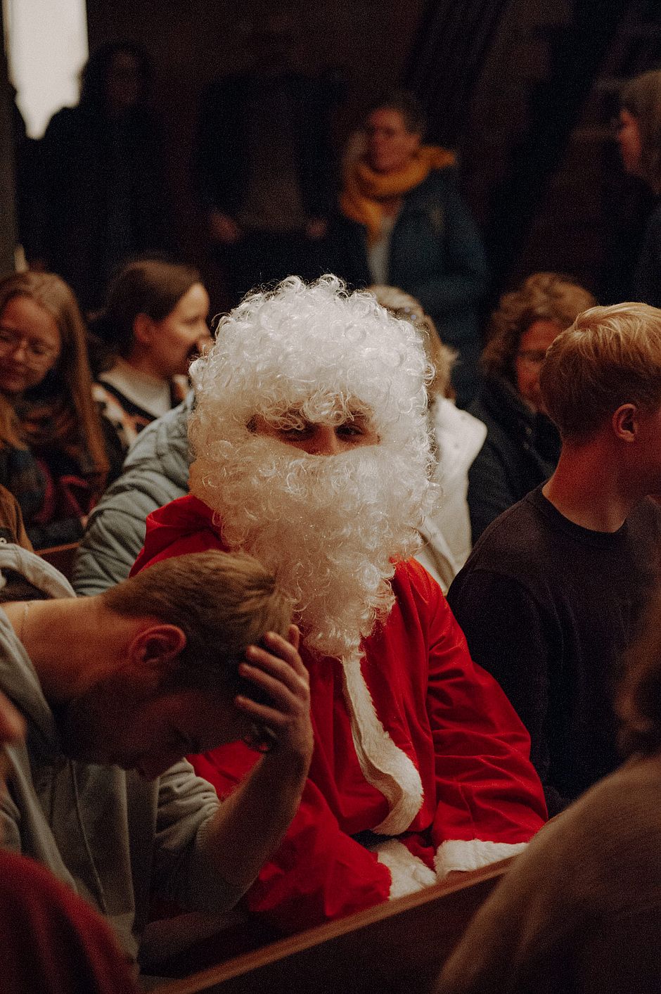 Auch der Weihnachtsmann durfte nicht fehlen